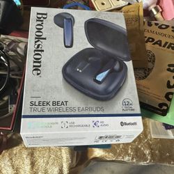BROOKSTONE EARBUDS WIRELESS - New 25$ New In Box 
