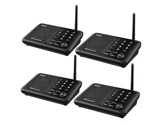 Wuloo WL666 4 Units Wireless Intercom System 5280 Feet Range Home or Business