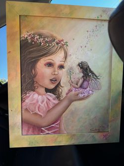 Mishell Swartout Fairy Painting