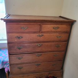 Antique Tall Dresser Circa Late 1800's 