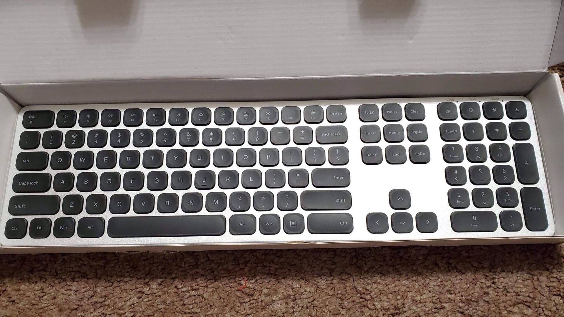 Brand new thin keyboard and wireless mouse