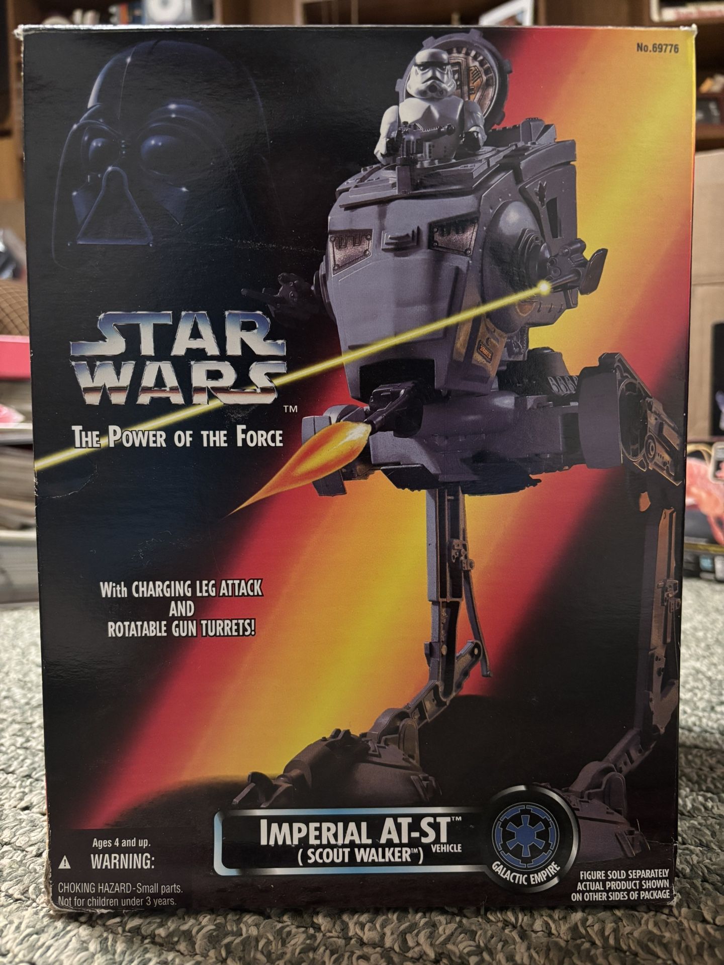 1995 Kenner Star Wars At-St Imperial Walker Power of the Force Unopened