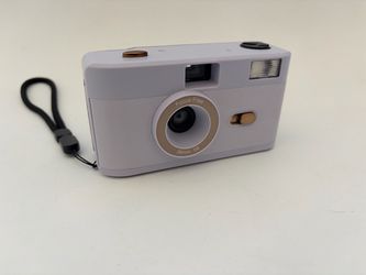 Heyday Reloadable 35mm Camera with Built-In Flash & Film Dark Cherry