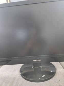 Samsung Black Flat Screen Monitor