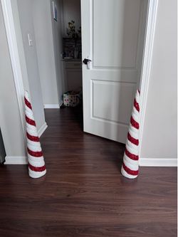 Tall Candy Cane cones