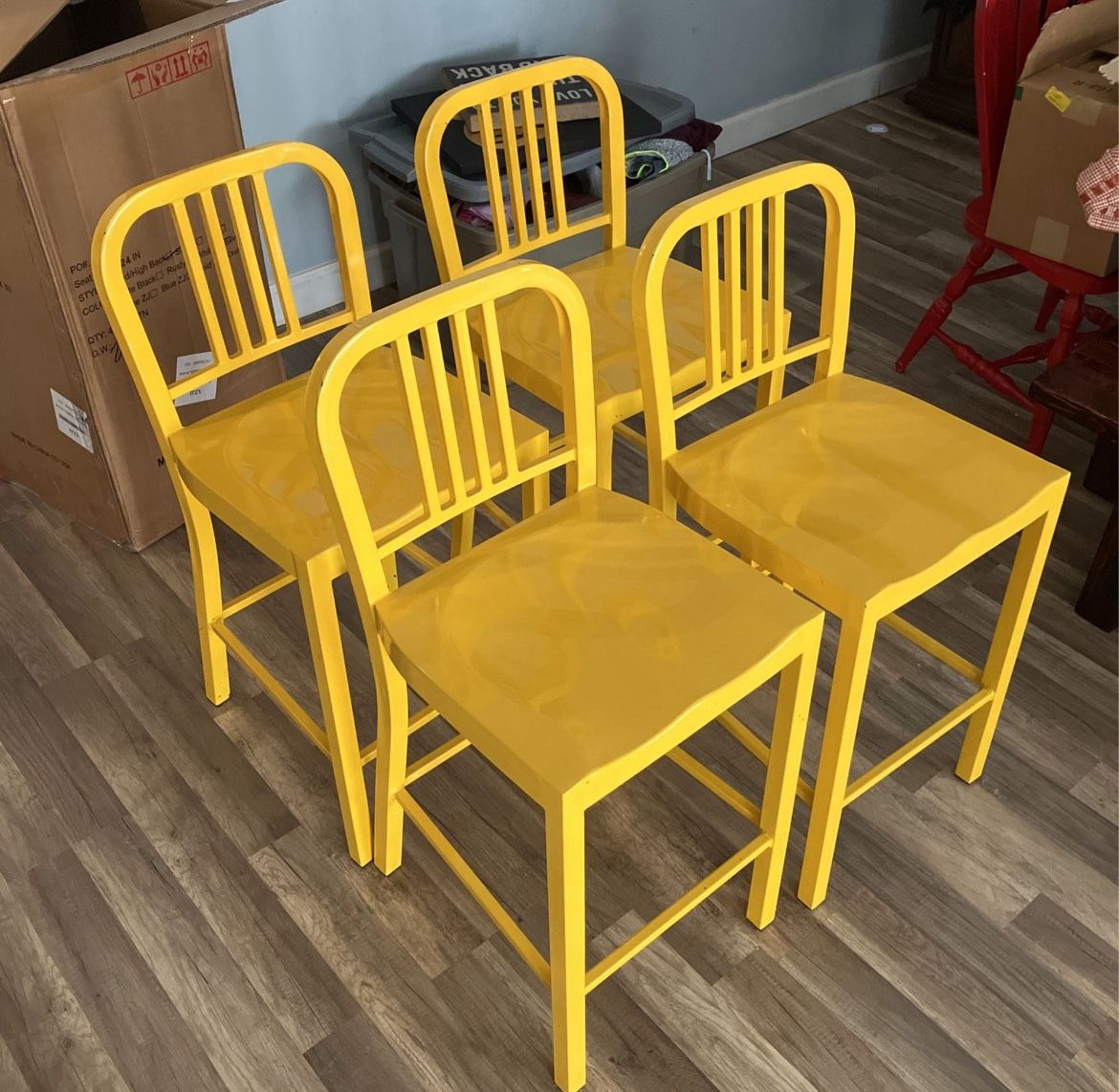 Yellow Bar Stools