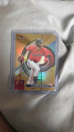 Andres Giménez 2023 Topps Finest True Gold /50