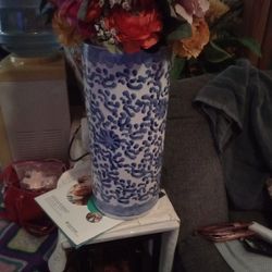 Vintage ceramic umbrella vace