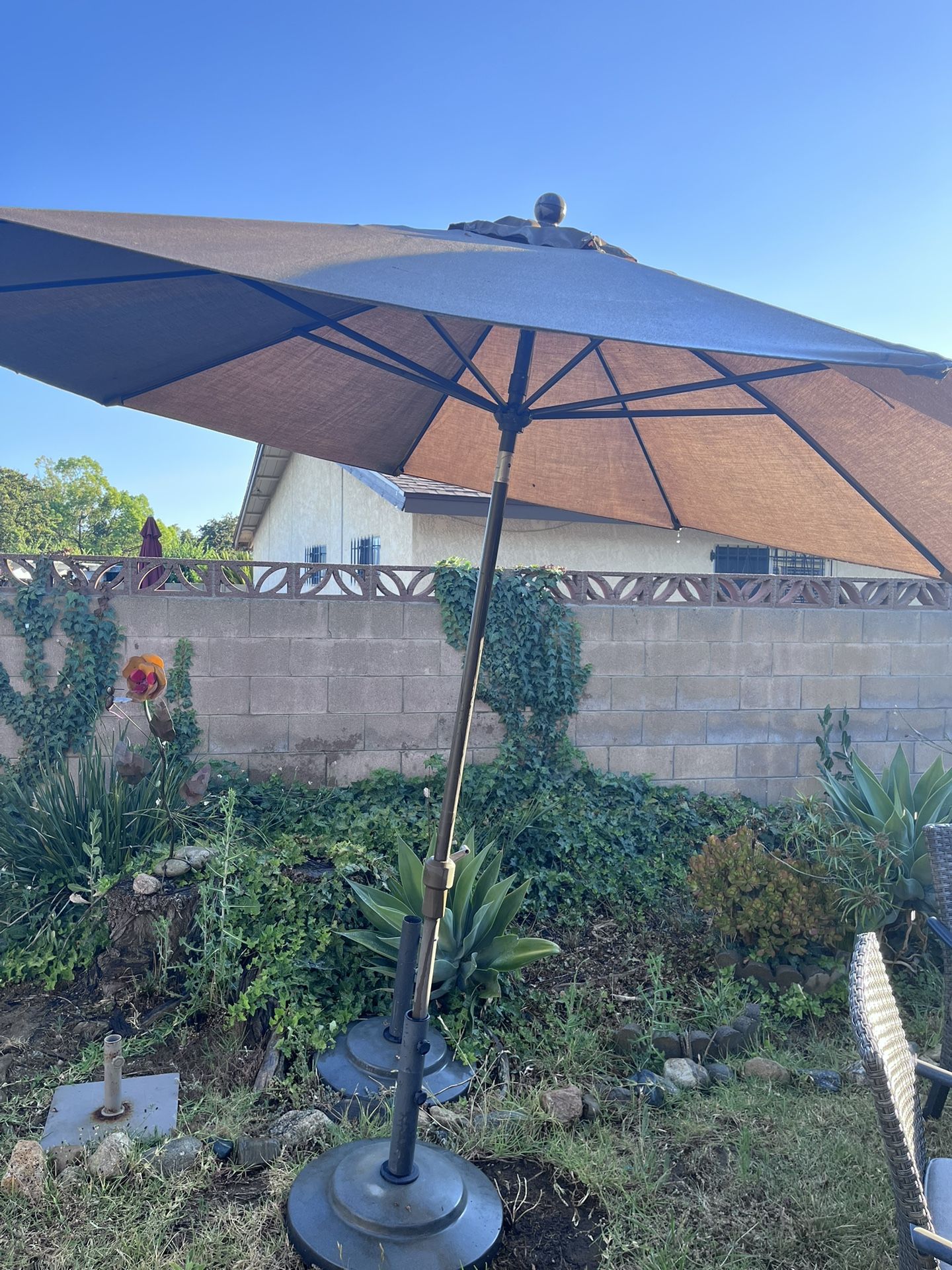 An Umbrella And Stand 