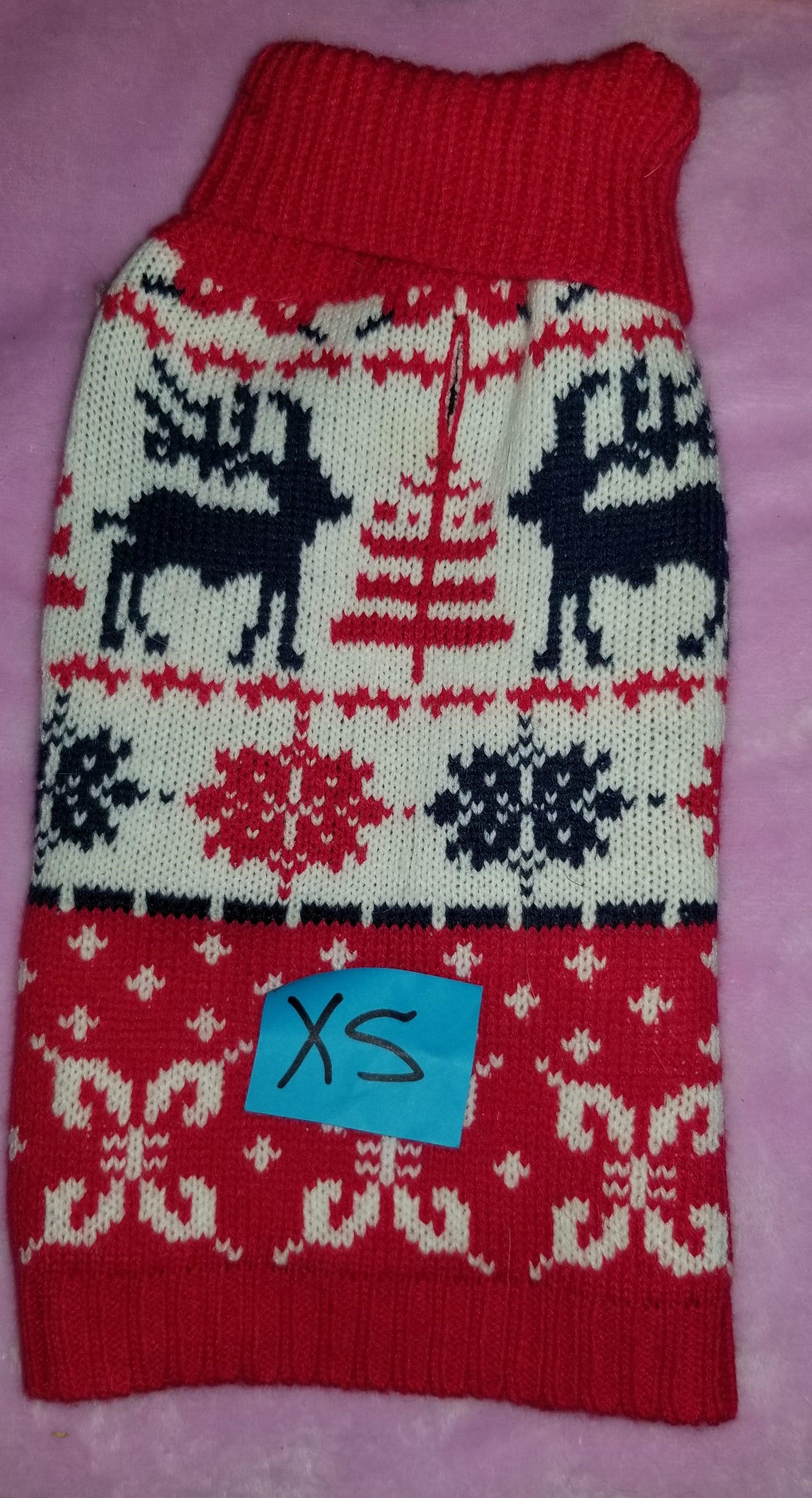 Size XS dog or cat sweater
