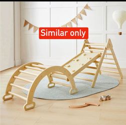 Montessori pikler triangle set