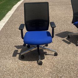 Used Blue Office Chair 