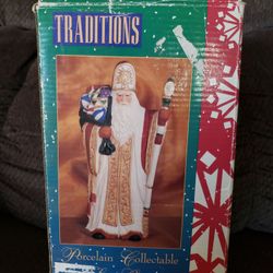 Traditions Porcelain Collectibles Santa Claus 