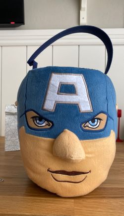 Captain America trick or treat basket