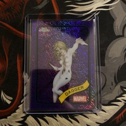 Marvel Topps Chrome 2025 Dagger /75 Purple Shimmer 