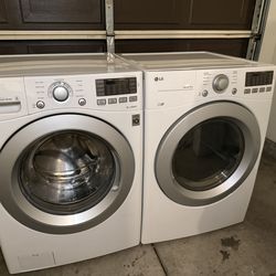 LG washer and gas dryer