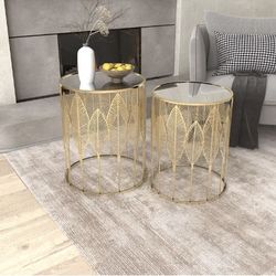 Set Of 2 Side Tables 