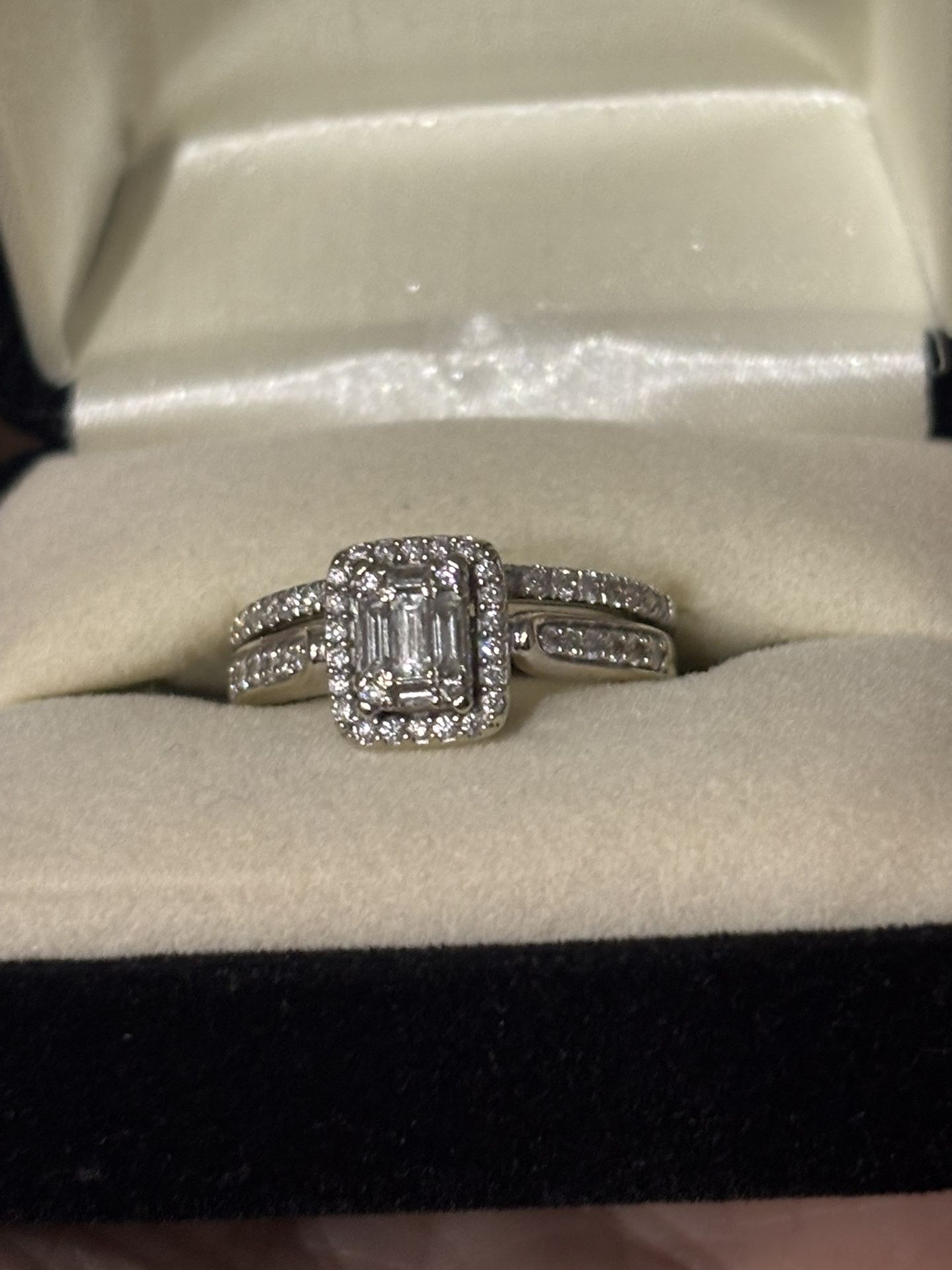2ct Engagement Ring + Wedding Band