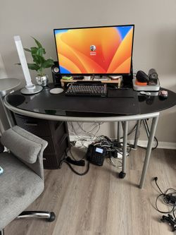 Glass Top Desk FREE
