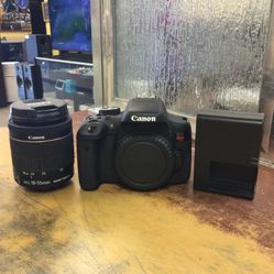 Canon Eos Rebel T6I Digital SLR With EF-S 18-55MM IS STM Lens 