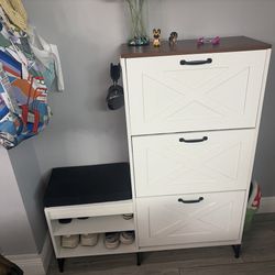 Shoes Storage with Seat