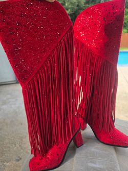 Rhinestone boots - Jessica Simpson