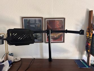 Dual/Triple Monitor and Laptop Desk Mount - Heavy Duty
