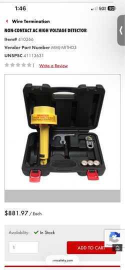 High voltage detector