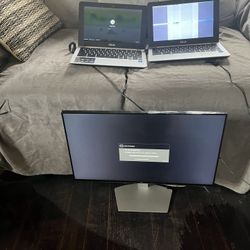 Laptop and Monitor 