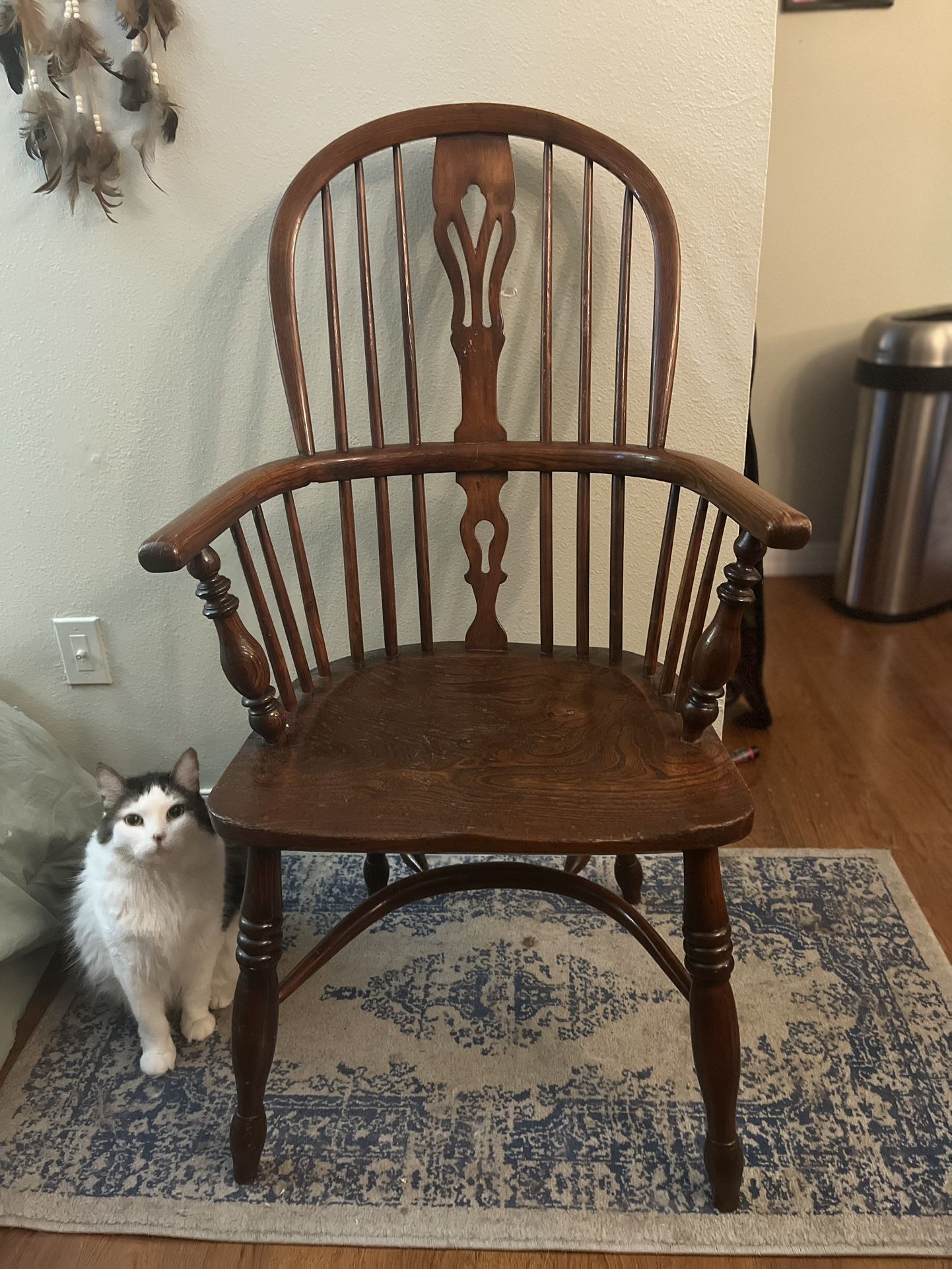 Vintage Windsor-style Armchair 