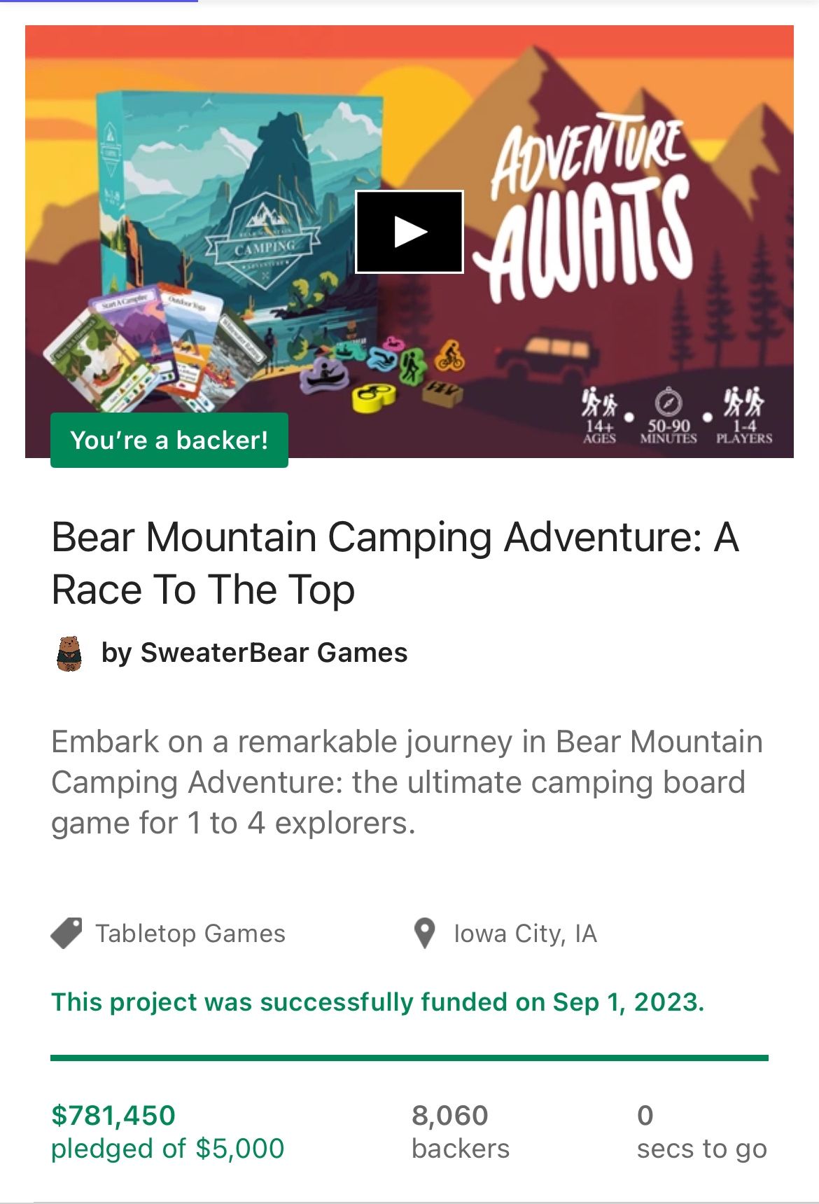Bear Mountain Camping Adventure