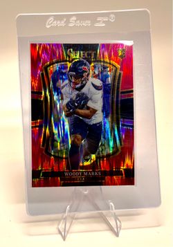 2025 Panini Select - Premier Level Woody Marks #135 Pink Shock Prizm (RC) D30