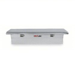 CRESCENT JOBOX Crossover Truck Box: Crossover Truck Box, Single Lid Lid, 61 in Overall Wd, Aluminum