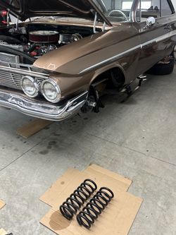 Pair of Black Coil Springs