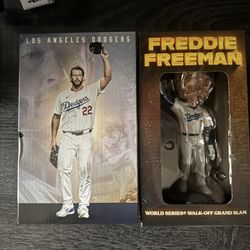No Trades Freddie Freeman Walk Off Kershaw 3000 Strikeout Dodgers Bobblehead 