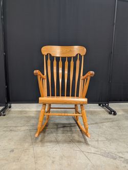 S. Bent & Bros. Wood Rocking Chair