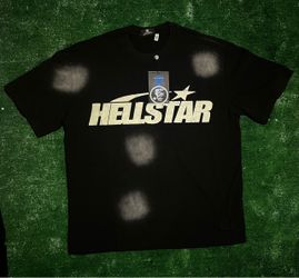 Hellstar Black Graphic T-Shirt with Tags