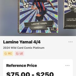 Rare mint Lamine Yamal  rookie Card
