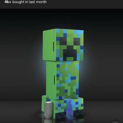 Minecraft Charged Creeper Figural Mini Fridge - Mini Nevera