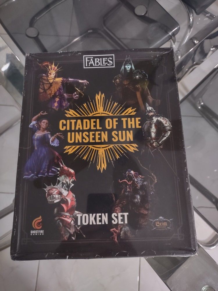 New Token set for the board game "Citadel of the Unseen Sun" by Fables.