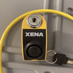 Xena Motorcycle Disk Lock With Alarm