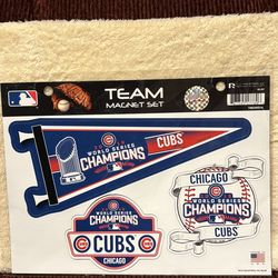 Chicago Cubs Team Magnet Set
