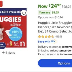 Huggies Newborn 84 Ct Brand New Box