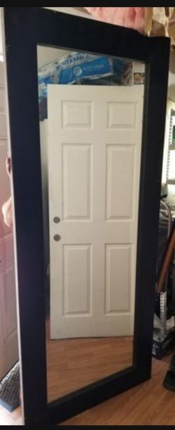 Wood Full Lenght Standing Mirror