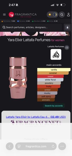 Lattafa Yara Elixir Perfume for Women