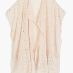 J. Crew Eyelet Beach Poncho  Women’s