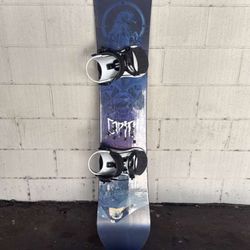 Capita Snowboard With Union Bindings