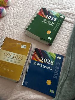 2026 Medical Coding Books Set of 3