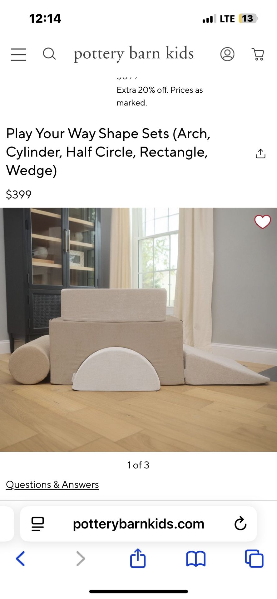 Pottery barn soft Play