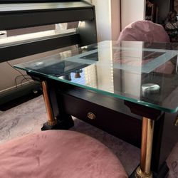 Black Rococo Coffee Table